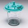 475.24.2002 Suction Canister 1200mL w/ Lid